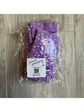 June & January Violet Dot Tights